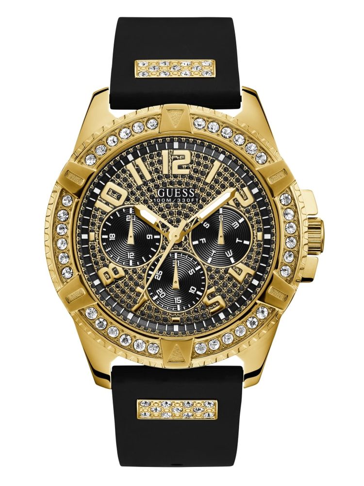 Gold-Tone Multifunction Watch