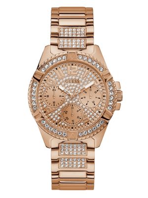 Rose Gold-Tone Multifunction Watch