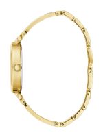 Gold-Tone Crystal Bangle Analog Watch