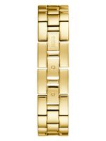 Gold-Tone Crystal Bangle Analog Watch