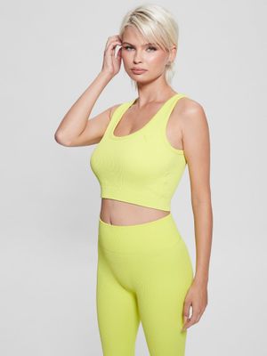 Seamless Ribbed Active Bra