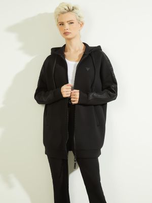 GUESS Eco Allie Long Zip-Up Hoodie 