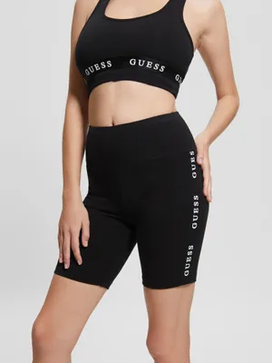 Eco Aline Logo Tape Biker Shorts