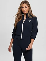 Eco Ann Full-Zip Scuba Sweatshirt