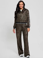 Mini Sequins Long Straight Pants