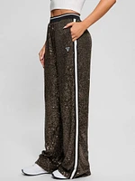 Mini Sequins Long Straight Pants