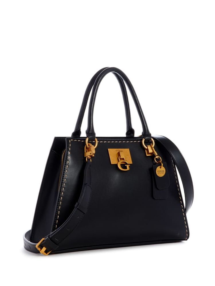  GUESS Stephi Jacquard Logo Girlfriend Satchel : GUESS:  Clothing, Shoes & Jewelry