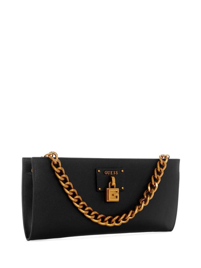 Dior - Dior Caro Colle Noire Clutch with Chain Latte Cannage Lambskin - Women