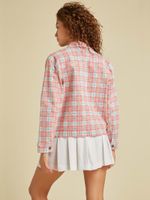 GUESS Originals Plaid Denim Jacket