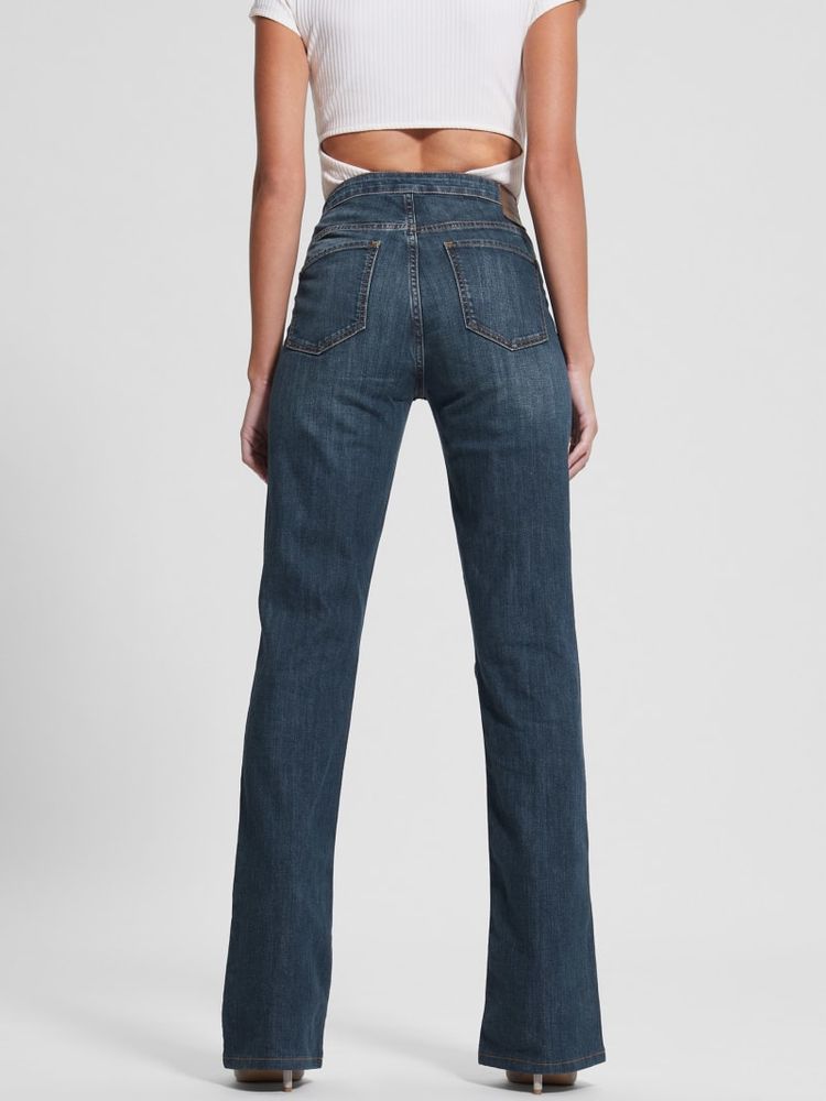 Harlow Lace-Up Flare Jeans