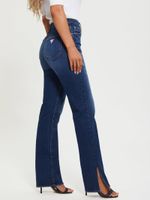 Eco Split Hem Relaxed Straight Jeans