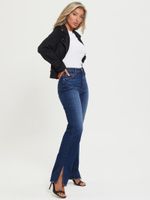 Eco Split Hem Relaxed Straight Jeans