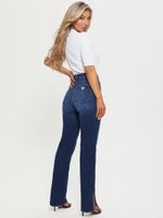 Eco Split Hem Relaxed Straight Jeans