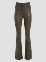 Pop '70s Snakeskin Flared Pants