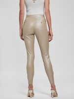 Viola Metallic High-Rise Skinny Jeans