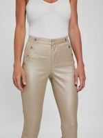 Viola Metallic High-Rise Skinny Jeans