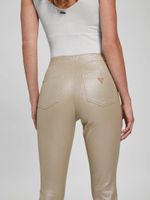 GUESS Viola Metallic High-Rise Skinny Jeans