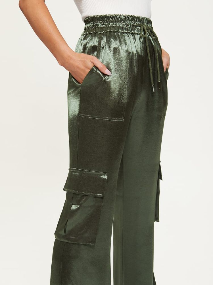 Chantal Metallic Cargo Pants