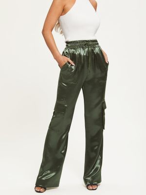 Chantal Metallic Cargo Pants