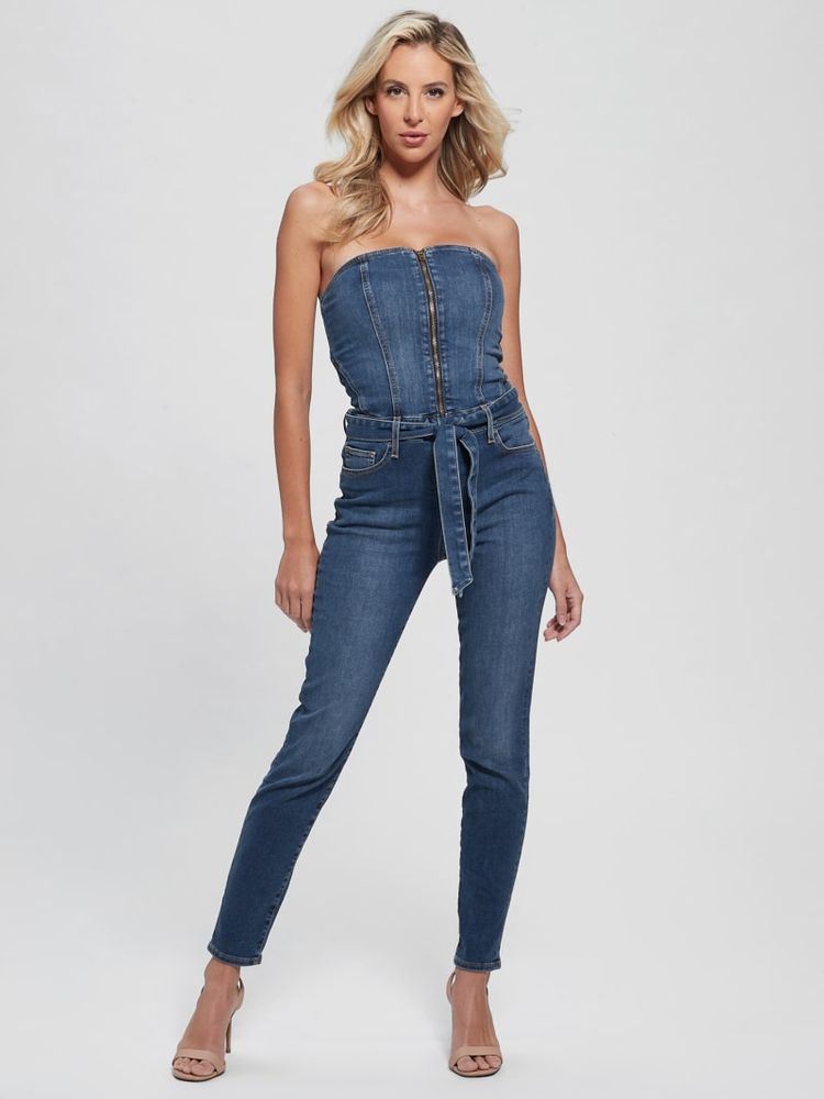 Jade Denim Jumpsuit