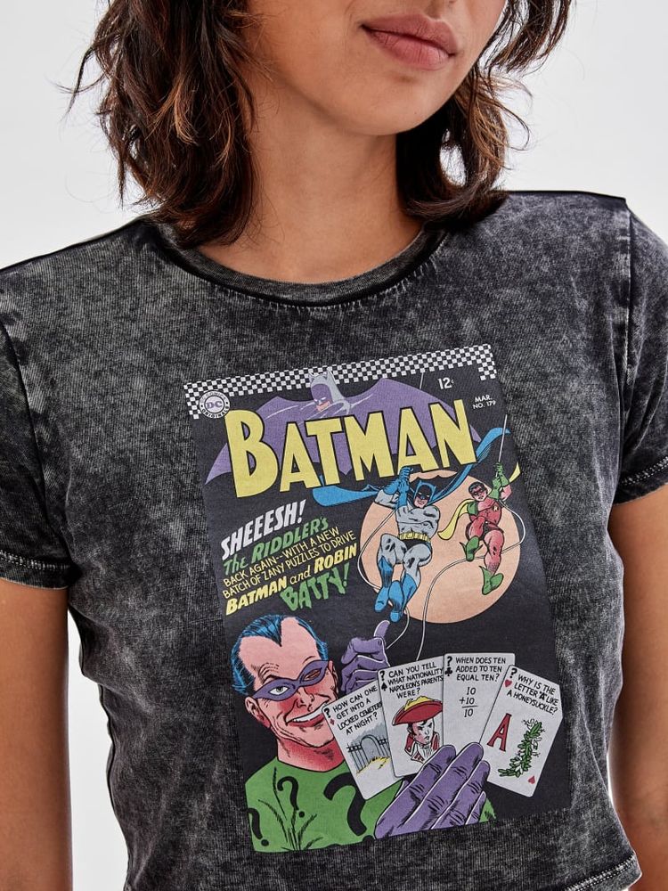 GUESS Originals x Batman Cropped Baby Tee