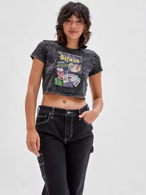 GUESS Originals x Batman Cropped Baby Tee