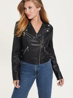 Venom Cropped Moto Jacket