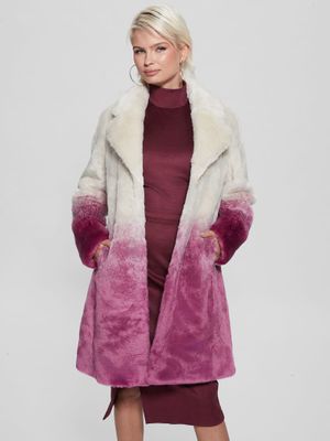 Clara Ombré Faux-Fur Coat