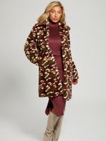 Amira Camo Faux-Fur Coat