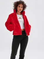 GUESS Originals x Betty Boop Faux-Fur Jacket