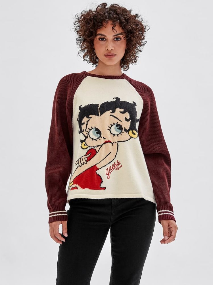 GUESS Originals x Betty Boop Intarsia Sweater