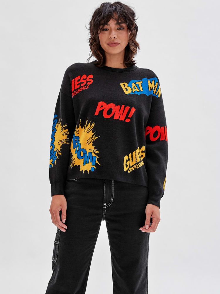 GUESS Originals x Batman Jacquard Sweater