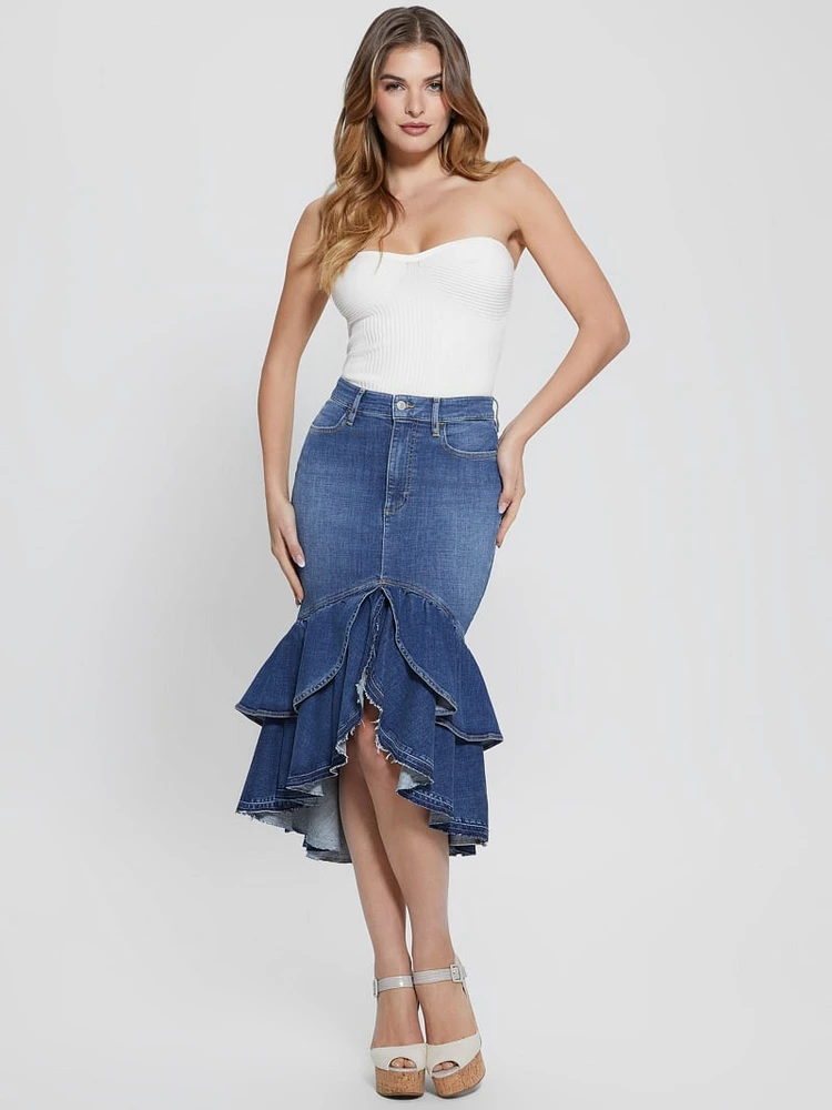 Eco Marina Denim Skirt