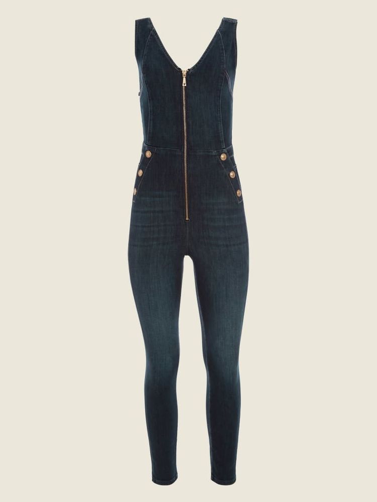 f and f denim jumpsuit