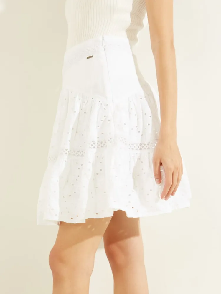 Sara Eyelet Skirt