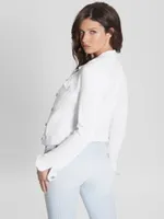 White Denim Sexy Trucker Jacket