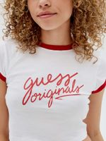 GUESS Originals Cropped Ringer Tee