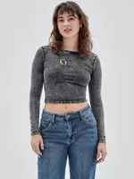 GUESS Originals Long-Sleeve Logo Top