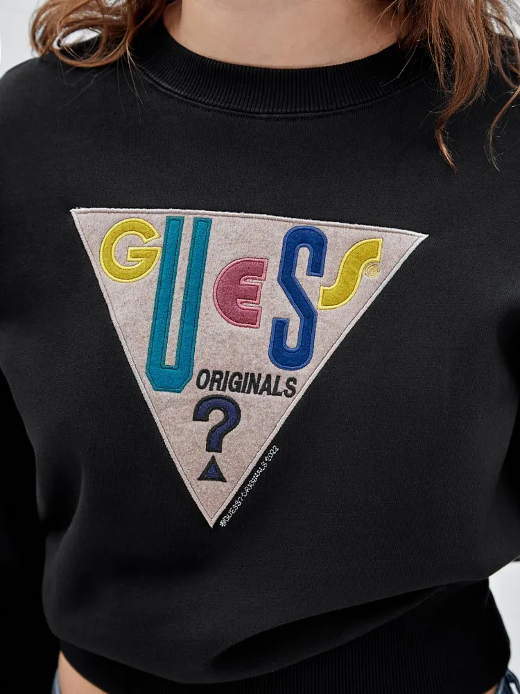 GUESS Originals Logo Crewneck Pullover