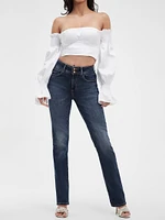 Eco Shape Up High-Rise Straight Jeans