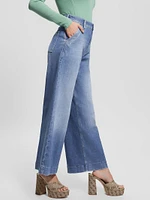 Dakota Cropped Wide-Leg Jeans