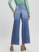 Dakota Cropped Wide-Leg Jeans