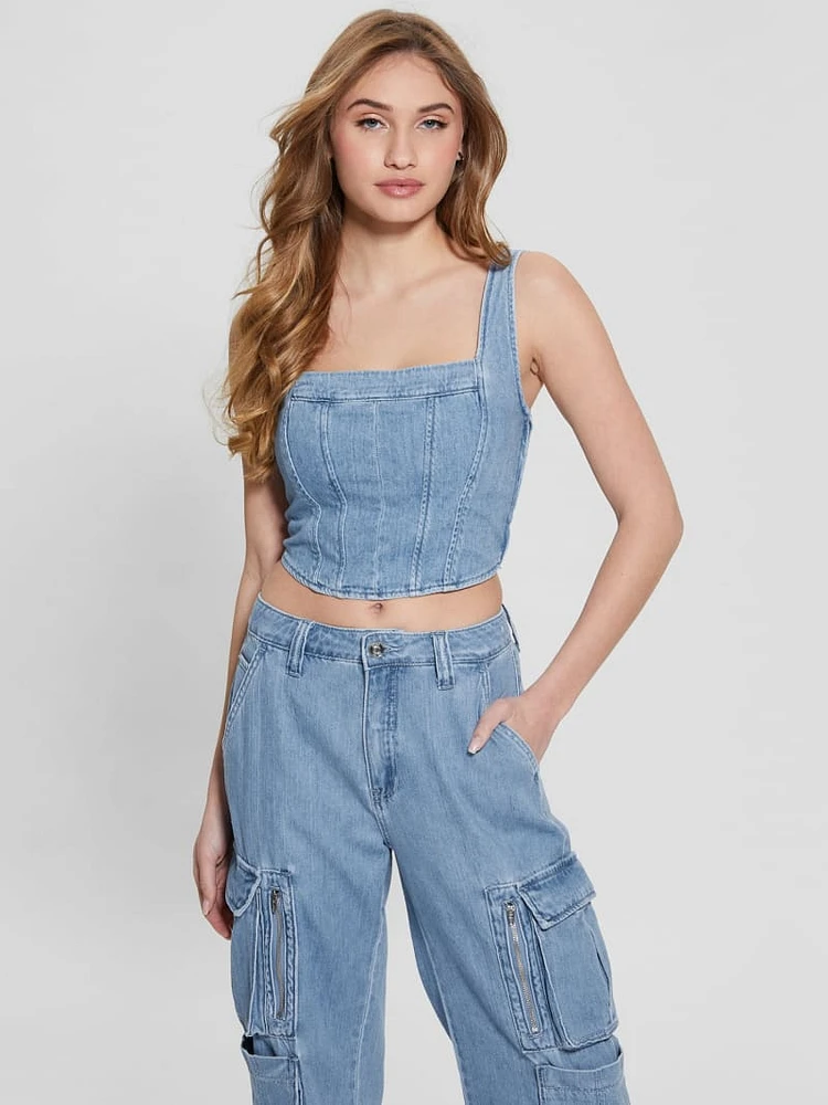 Neil Denim Bustier