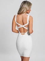 Genna Diamond Knit Sweater Dress
