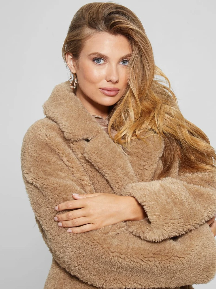 Eco Alina Teddy Longline Coat