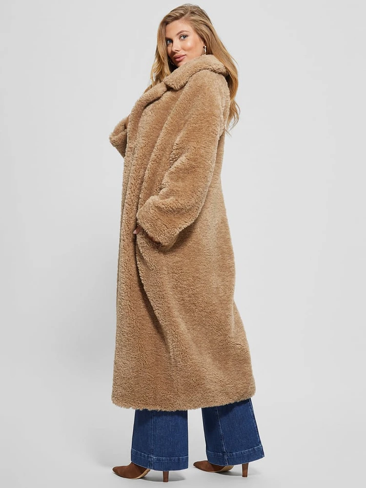 Eco Alina Teddy Longline Coat