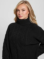 Eco Cable Turtleneck Sweater