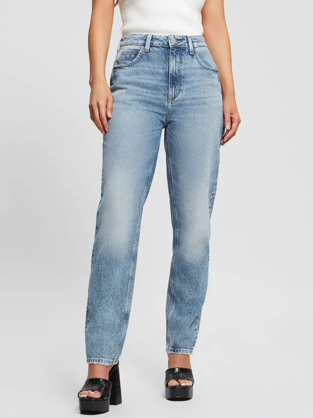 GUESS Eco Adeline Floral High-Rise Flare Jeans