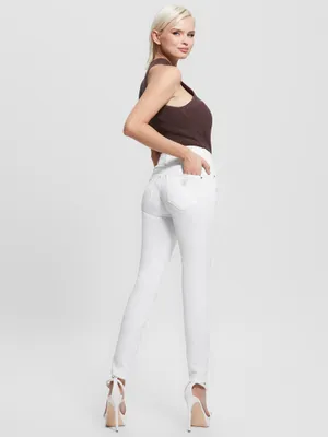 White Shape-Up Jeans