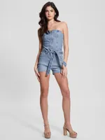 Eco Skylark Denim Romper